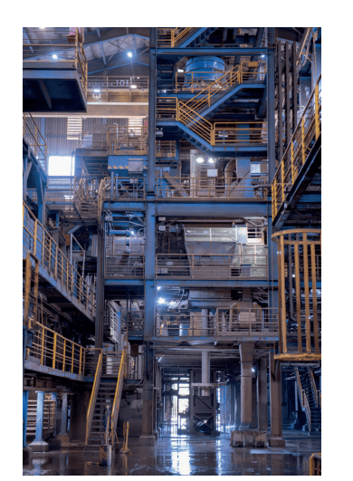 Metallic coating line: Advanced technology for applying high-resistance coatings.