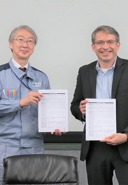 日本JFE钢铁公司和CBMM签署了一项技术合作协议,以开发用于可再生能源领域的含铌不锈钢